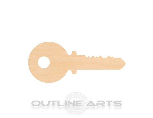 Unfinished Wooden Key Shape | Craft Supply **Bulk Pricing Available**  SHIPS FAST*thicknesses are NOMINAL*
