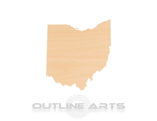 Unfinished Wooden Ohio Shape | Craft Supply **Bulk Pricing Available**  SHIPS FAST*thicknesses are NOMINAL*