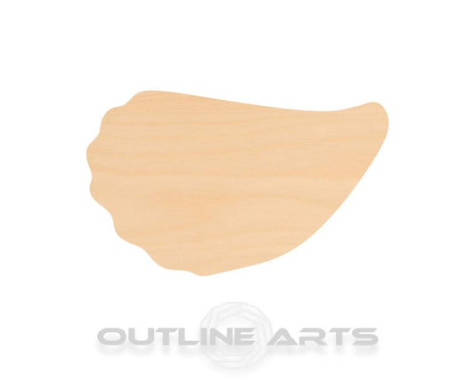 Unfinished Wooden Oyster Shape | Craft Supply **Bulk Pricing Available**  SHIPS FAST*thicknesses are NOMINAL*