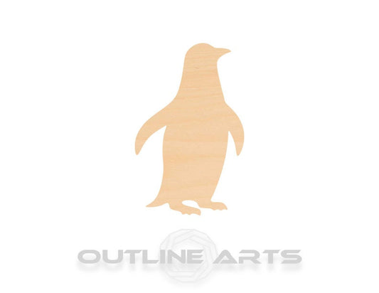 Unfinished Wooden Penguin 2 Shape | Craft Supply **Bulk Pricing Available**  SHIPS FAST*thicknesses are NOMINAL*