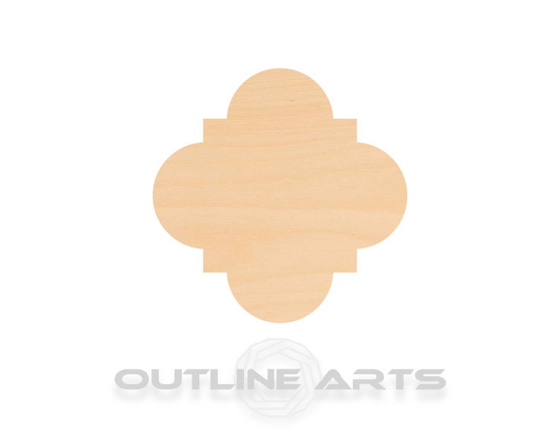 Quatrefoil Shape | Craft Supply **Bulk Pricing Available**  SHIPS FAST*thicknesses are NOMINAL*