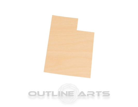 Unfinished Wooden Utah Shape | Craft Supply **Bulk Pricing Available**  SHIPS FAST*thicknesses are NOMINAL*