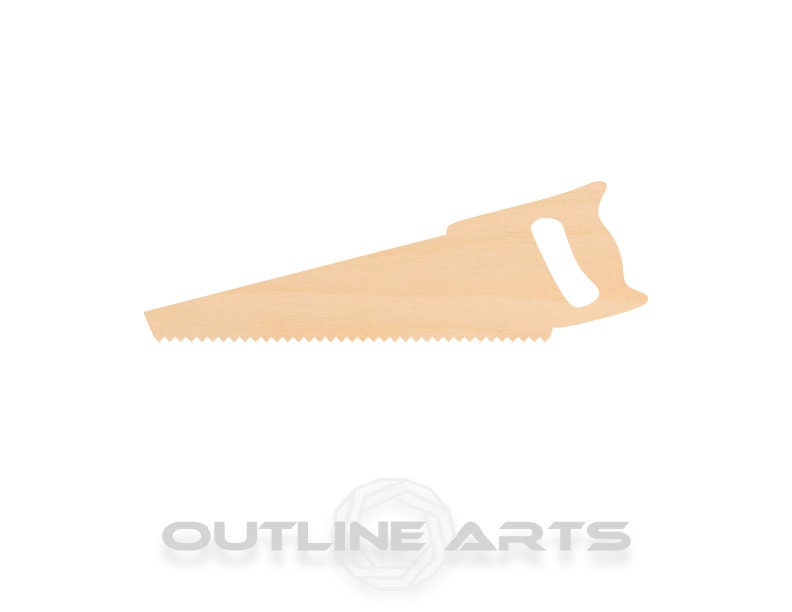 Unfinished Wooden Saw Shape | Craft Supply **Bulk Pricing Available**  SHIPS FAST*thicknesses are NOMINAL*