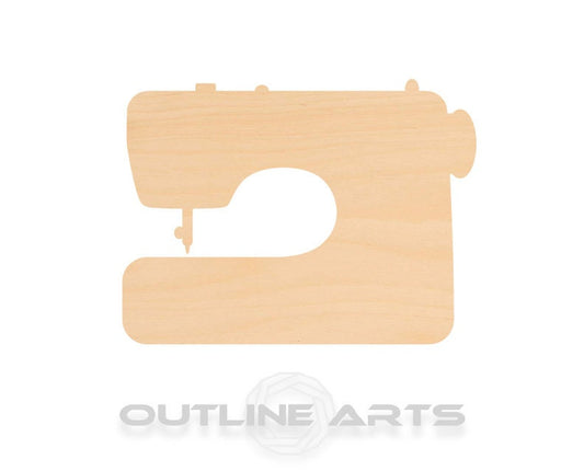 Unfinished Wooden Sewing Machine Shape | Craft Supply **Bulk Pricing Available**  SHIPS FAST*thicknesses are NOMINAL*