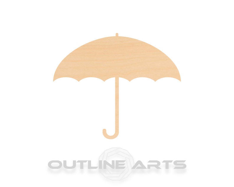 Unfinished Wooden Umbrella Shape | Craft Supply **Bulk Pricing Available**  SHIPS FAST*thicknesses are NOMINAL*