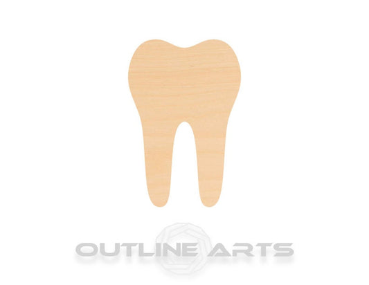 Unfinished Wooden Tooth Shape | Craft Supply **Bulk Pricing Available**  SHIPS FAST*thicknesses are NOMINAL*