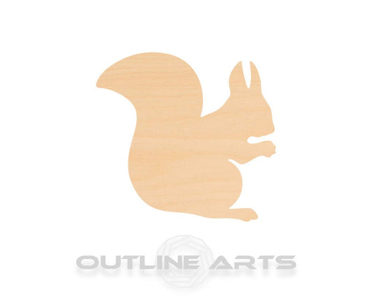 Unfinished Wooden Squirrel Shape | Craft Supply **Bulk Pricing Available**  SHIPS FAST*thicknesses are NOMINAL*