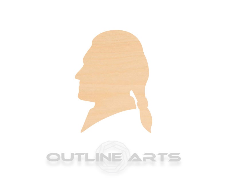 Unfinished Wooden Thomas Jefferson Shape | Craft Supply **Bulk Pricing Available**  SHIPS FAST*thicknesses are NOMINAL*