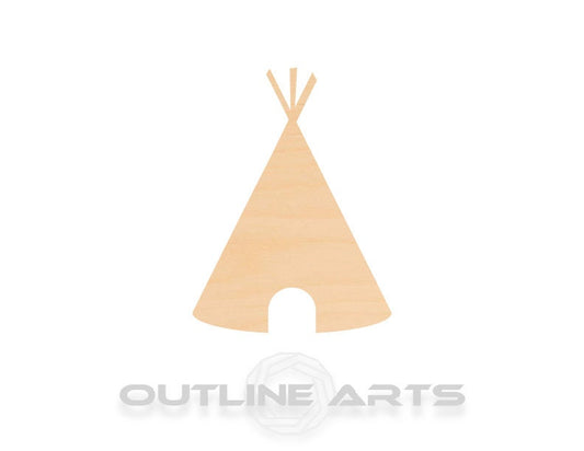 Unfinished Wooden Teepee Shape | Craft Supply **Bulk Pricing Available**  SHIPS FAST*thicknesses are NOMINAL*