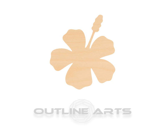 Unfinished Wooden Hibiscus Shape | Craft Supply **Bulk Pricing Available**  SHIPS FAST*thicknesses are NOMINAL*