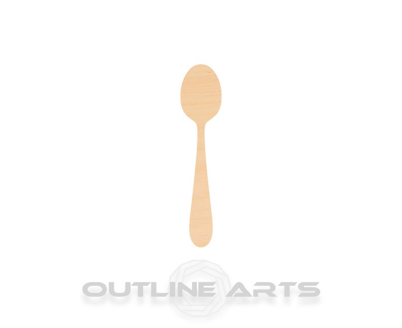 Unfinished Wooden Spoon Shape | Craft Supply **Bulk Pricing Available**  SHIPS FAST*thicknesses are NOMINAL*