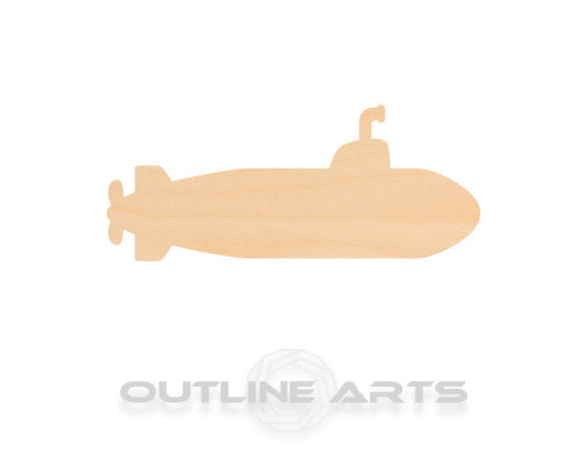 Unfinished Wooden Submarine Shape | Craft Supply **Bulk Pricing Available**  SHIPS FAST*thicknesses are NOMINAL*