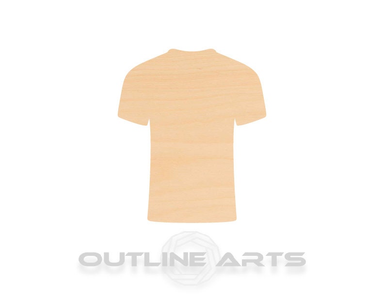 Unfinished Wooden T-shirt Shape | Craft Supply **Bulk Pricing Available**  SHIPS FAST*thicknesses are NOMINAL*