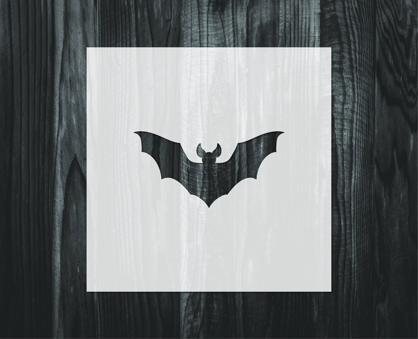 Bat stencil, Mylar reusable stencil, Stencil, FAST SHIPPING