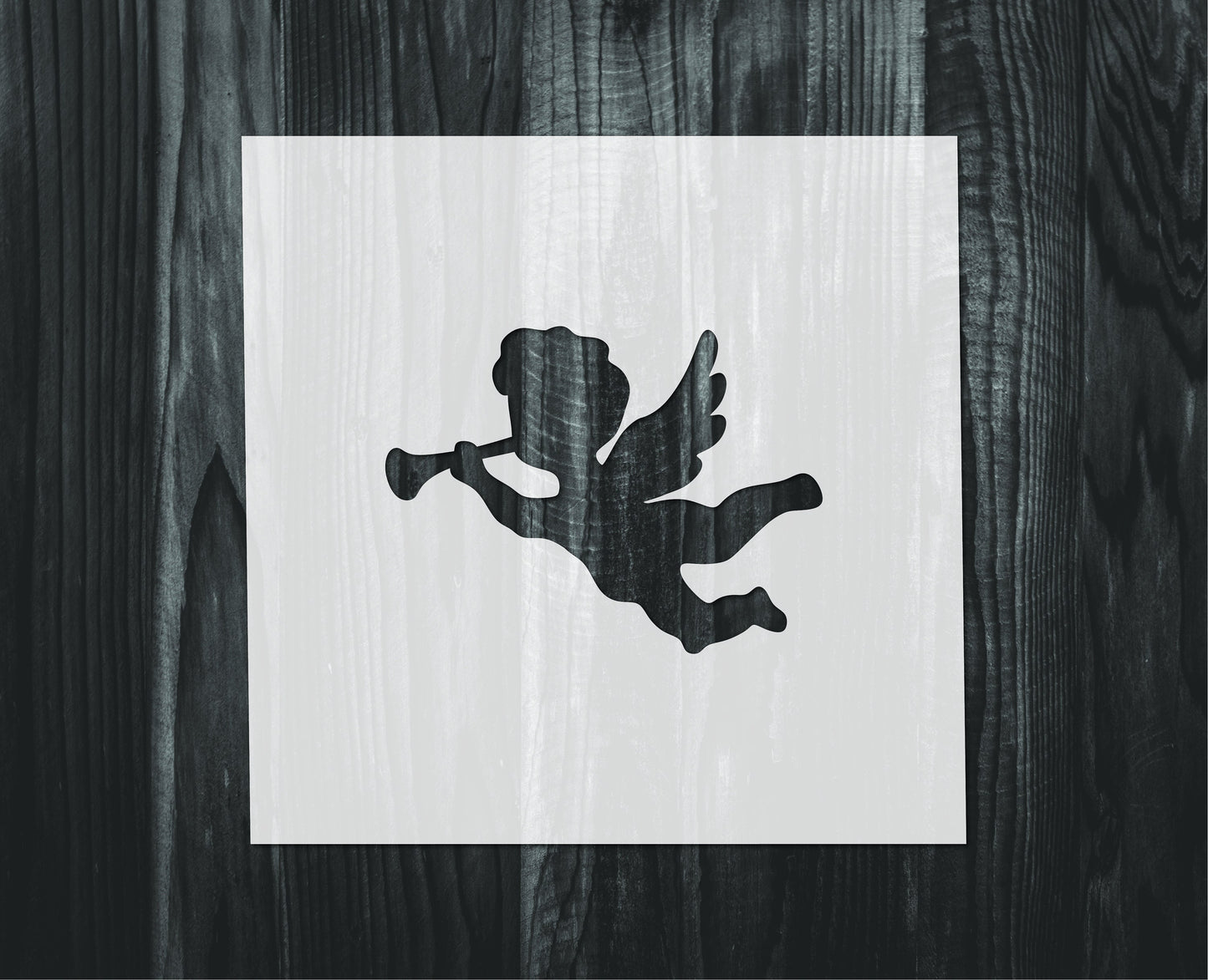 Cherub stencil, Mylar reusable stencil, Stencil, FAST SHIPPING