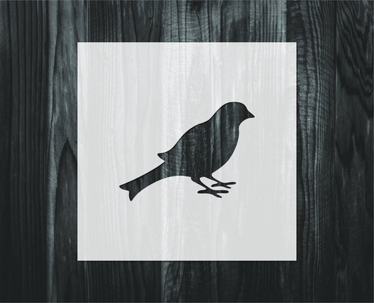 Bird stencil, Mylar reusable stencil, Stencil, FAST SHIPPING