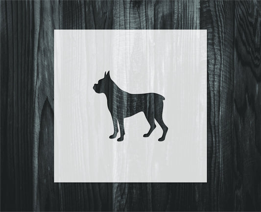 Boxer Dog stencil, Mylar reusable stencil, Stencil, FAST SHIPPING