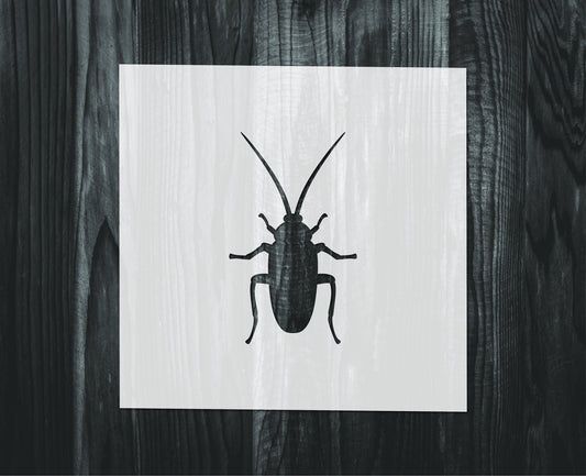 Cockroach stencil, Roach, Mylar reusable stencil, Stencil, FAST SHIPPING