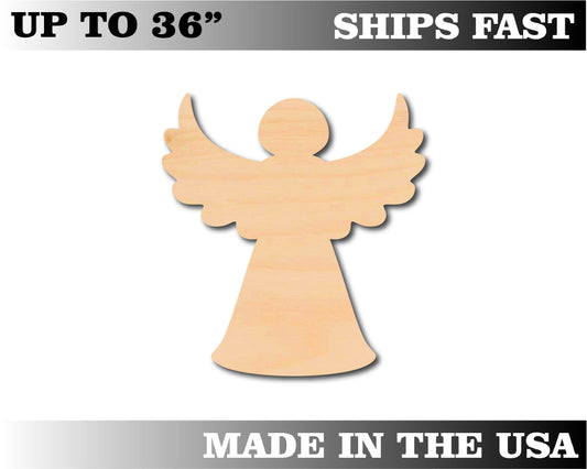 Unfinished Wooden Angel Shape | Craft Supply **Bulk Pricing Available**  SHIPS FAST*thicknesses are NOMINAL*