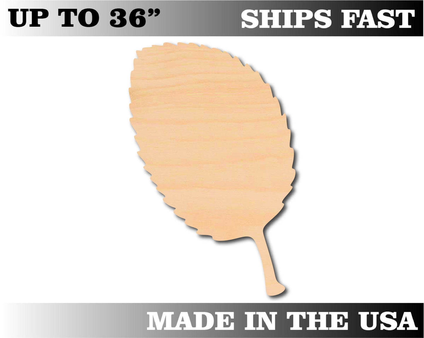 Unfinished Wooden Apple Leaf Shape | Craft Supply **Bulk Pricing Available**  SHIPS FAST*thicknesses are NOMINAL*