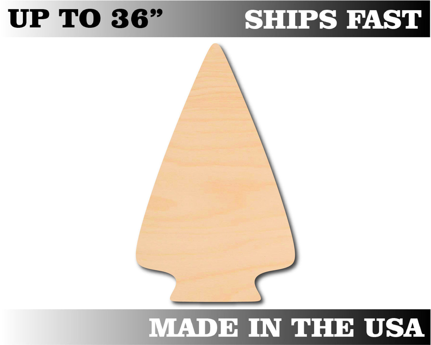 Unfinished Wooden Arrow Head Shape | Craft Supply **Bulk Pricing Available**  SHIPS FAST*thicknesses are NOMINAL*