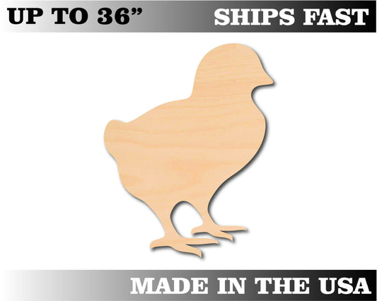 Unfinished Wooden Baby Chick Shape | Craft Supply **Bulk Pricing Available**  SHIPS FAST*thicknesses are NOMINAL*