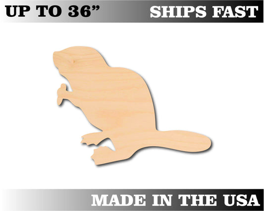 Unfinished Wooden Beaver Shape | Craft Supply **Bulk Pricing Available**  SHIPS FAST*thicknesses are NOMINAL*