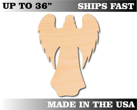 Unfinished Wooden Angel Shape | Craft Supply **Bulk Pricing Available**  SHIPS FAST*thicknesses are NOMINAL*