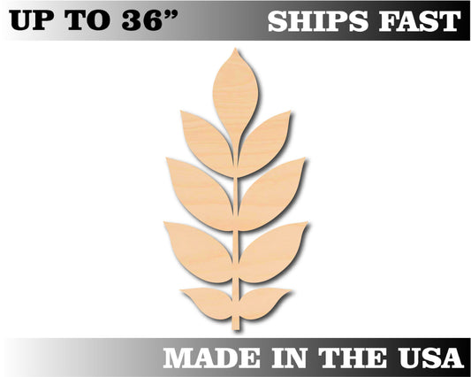 Unfinished Wooden Ash Leaf Shape | Craft Supply **Bulk Pricing Available**  SHIPS FAST*thicknesses are NOMINAL*