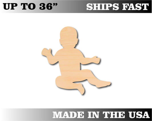 Unfinished Wooden Baby Shape | Craft Supply **Bulk Pricing Available**  SHIPS FAST*thicknesses are NOMINAL*
