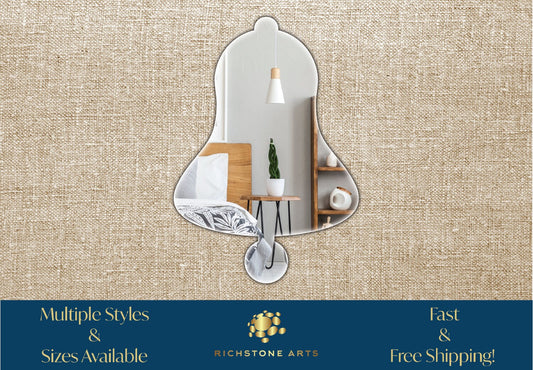 Decorative Bell Shaped Acrylic Mirror | Many Shapes Available