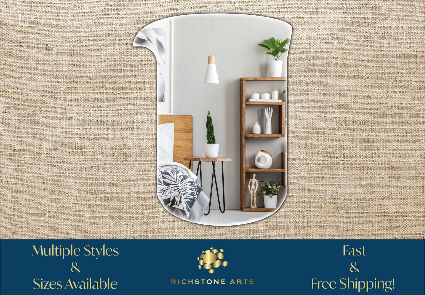 Decorative Beaker Shaped Acrylic Mirror | Many Shapes Available