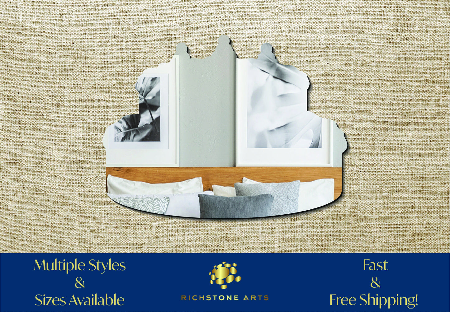 Decorative Cake Shaped Acrylic Mirror | Many Shapes Available