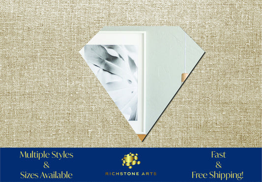 Decorative Diamond Shaped Acrylic Mirror | Many Shapes Available