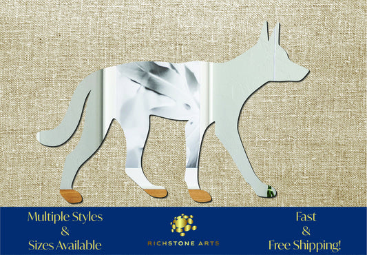 Decorative Dingo Shaped Acrylic Mirror | Many Shapes Available