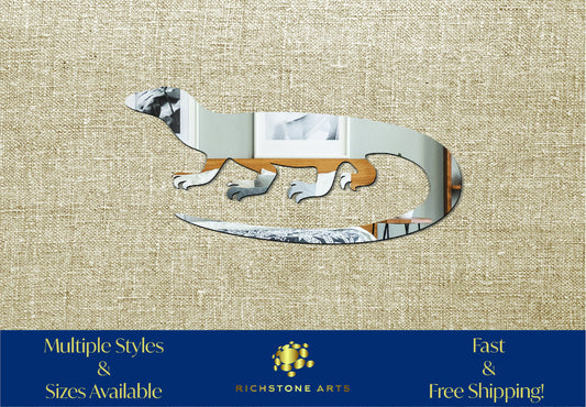 Decorative Komodo Dragon Shaped Acrylic Mirror | Many Shapes Available