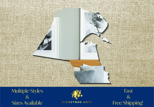 Decorative Kuwait Shaped Acrylic Mirror | Many Shapes Available