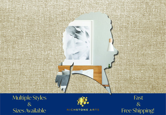 Decorative Mozart Shaped Acrylic Mirror | Many Shapes Available