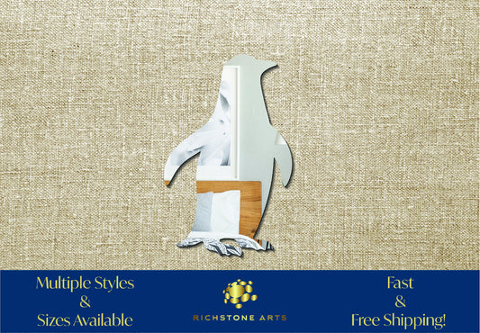 Decorative Penguin Shaped Acrylic Mirror | Many Shapes Available