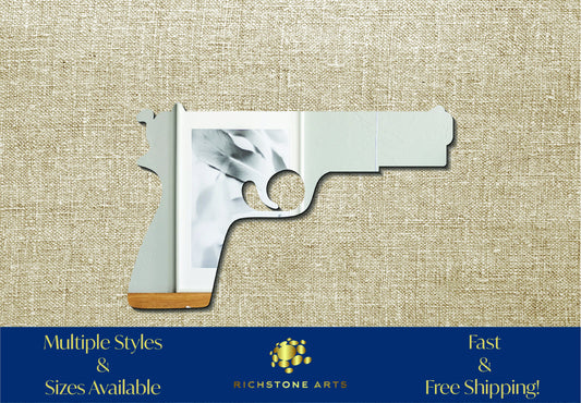 Decorative Pistol Shaped Acrylic Mirror | Many Shapes Available