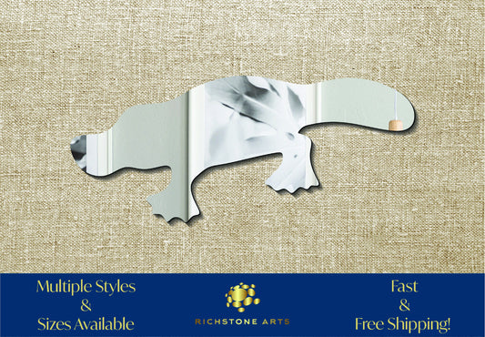 Decorative Platypus Shaped Acrylic Mirror | Many Shapes Available