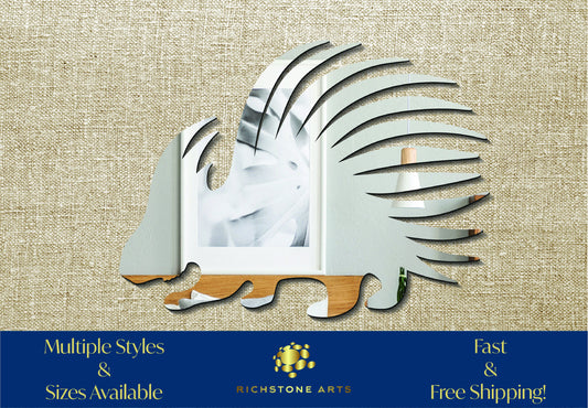 Decorative Porcupine Shaped Acrylic Mirror | Many Shapes Available