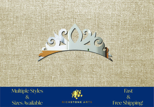 Decorative Tiara Head Shaped Acrylic Mirror | Many Shapes Available