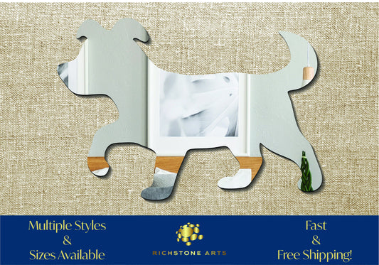 Decorative Puppy Shaped Acrylic Mirror | Many Shapes Available