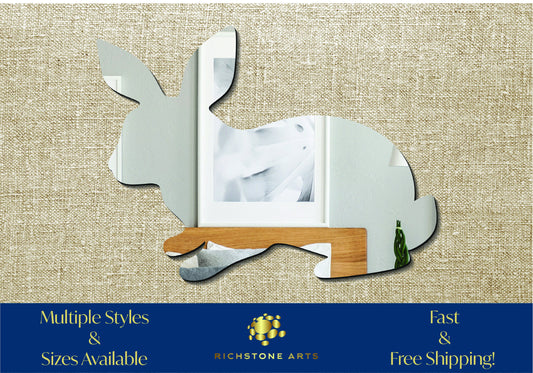 Decorative Rabbit Shaped Acrylic Mirror | Many Shapes Available