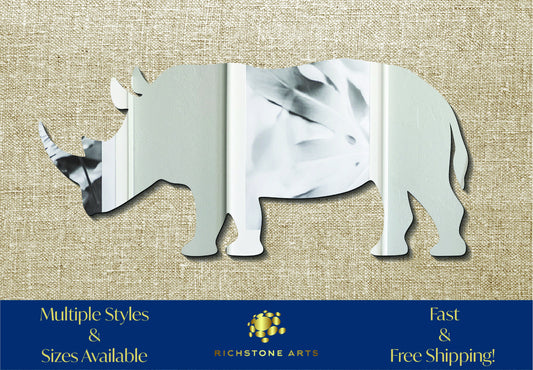 Decoration Rhinoceros Shaped Acrylic Mirror | Many Shapes Available