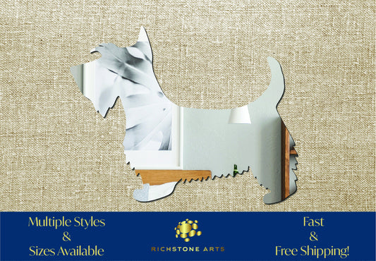 Decoration Scottie Dog Shaped Acrylic Mirror | Many Shapes Available