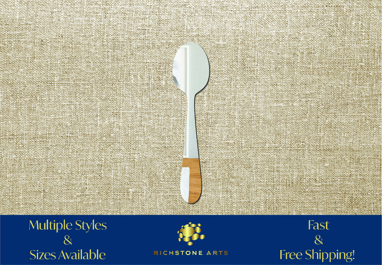 Decoration Spoon Shaped Acrylic Mirror | Many Shapes Available