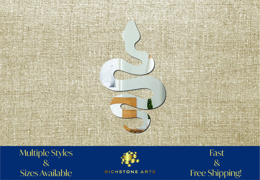 Decoration Snake Shaped Acrylic Mirror | Many Shapes Available