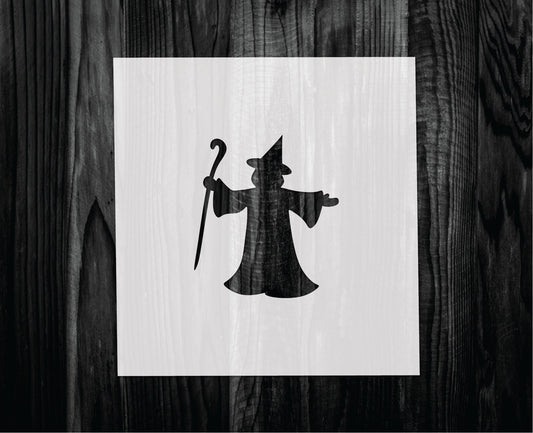 Wizard stencil, Mylar reusable stencil, Stencil, FAST SHIPPING